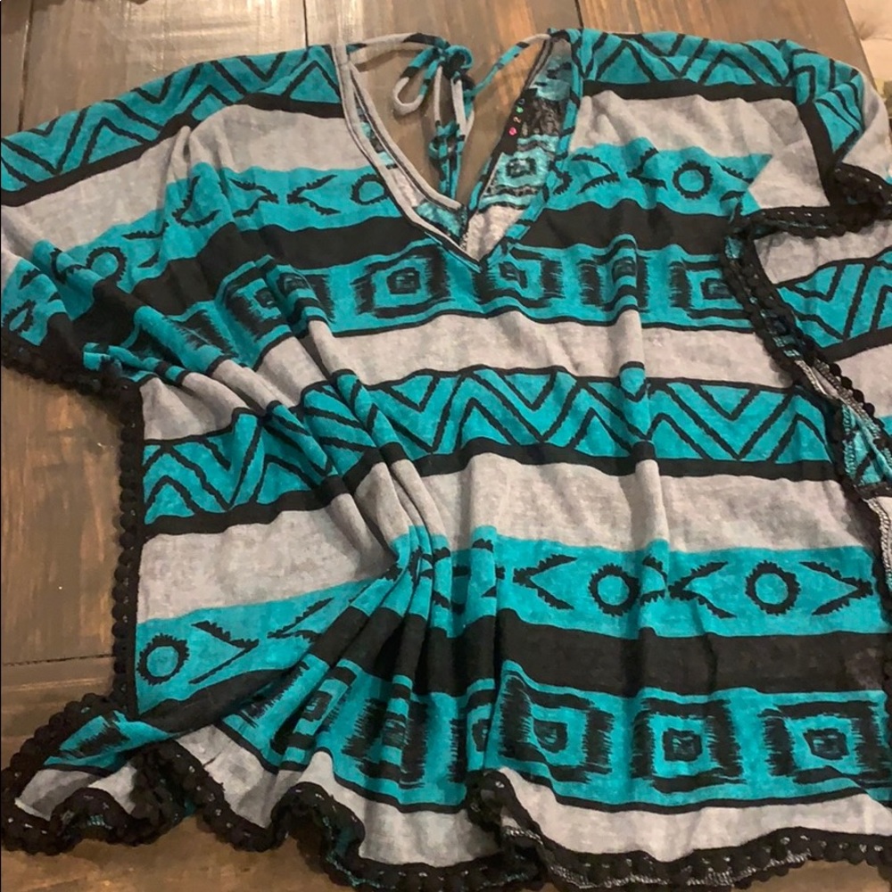 Poncho style top